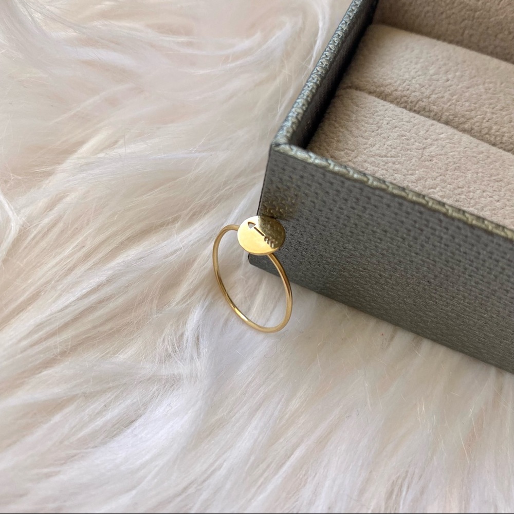 BONY LEVY Yellow Gold arrow ring size 7 - Picture 6 of 10